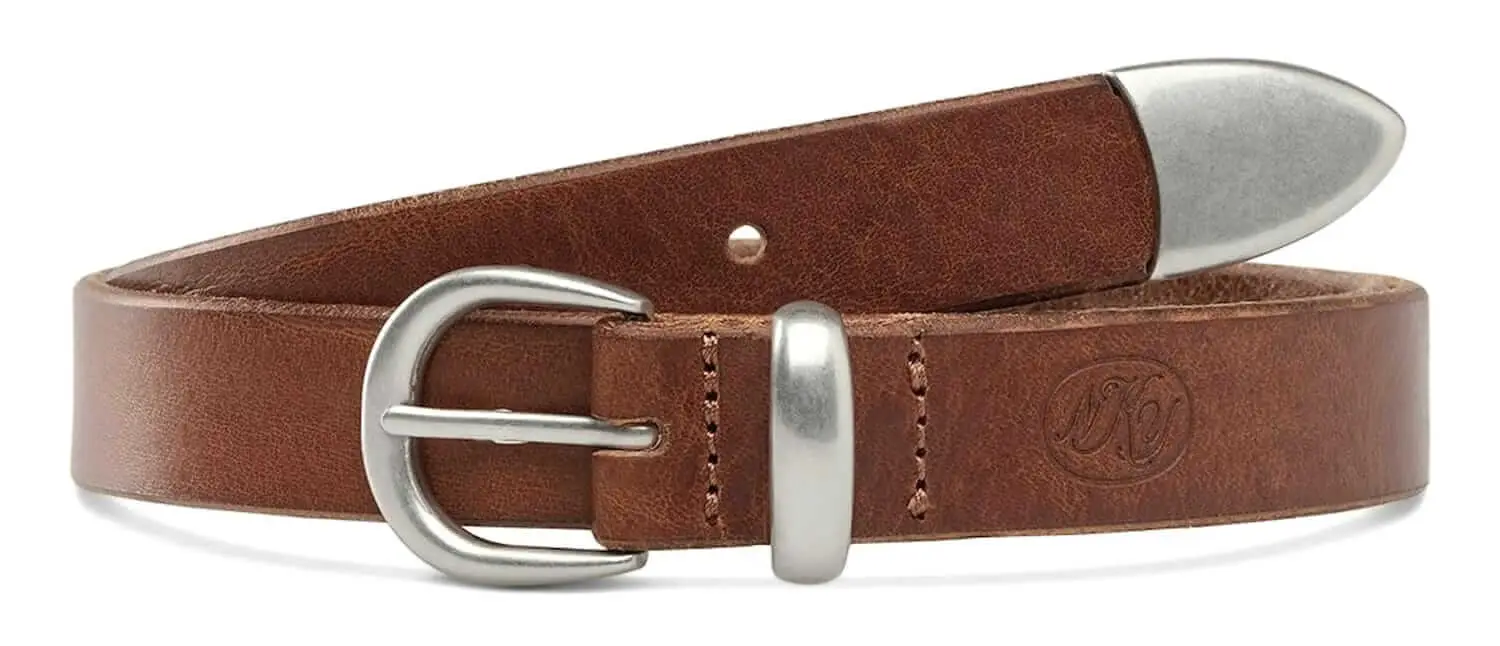 Knickerbocker bridle leather belt