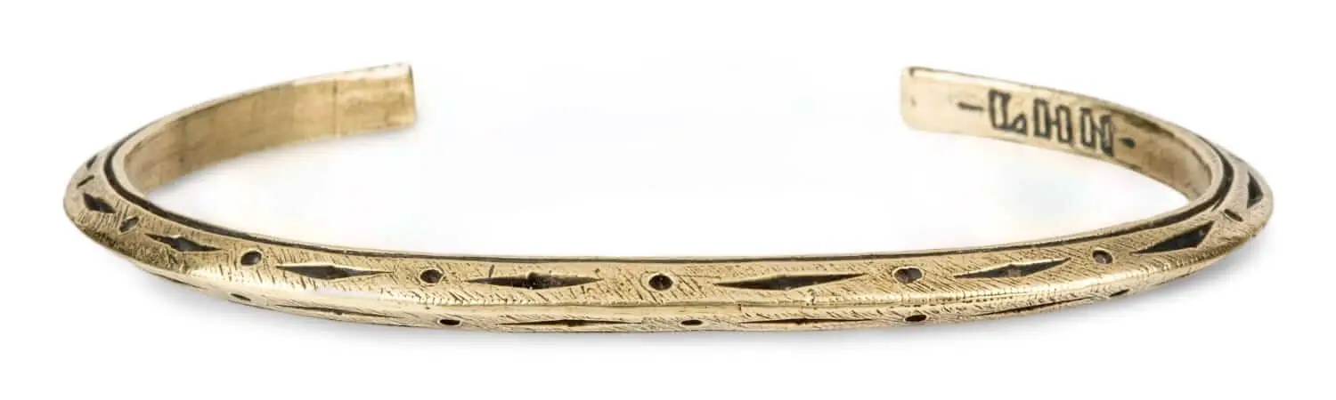 Lhn jewelry brass cuff