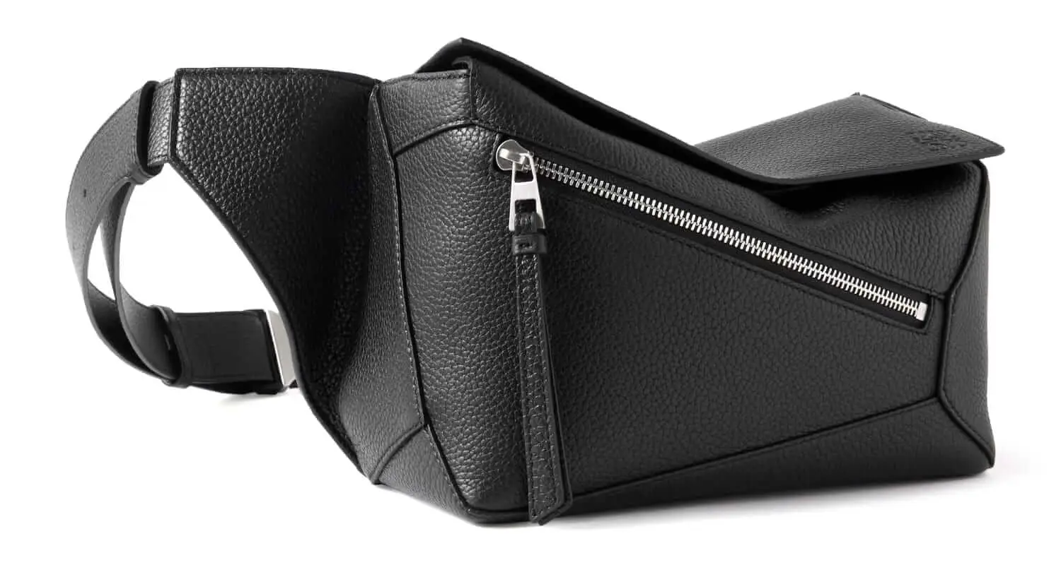 LOEWE Puzzle edge leather belt bag