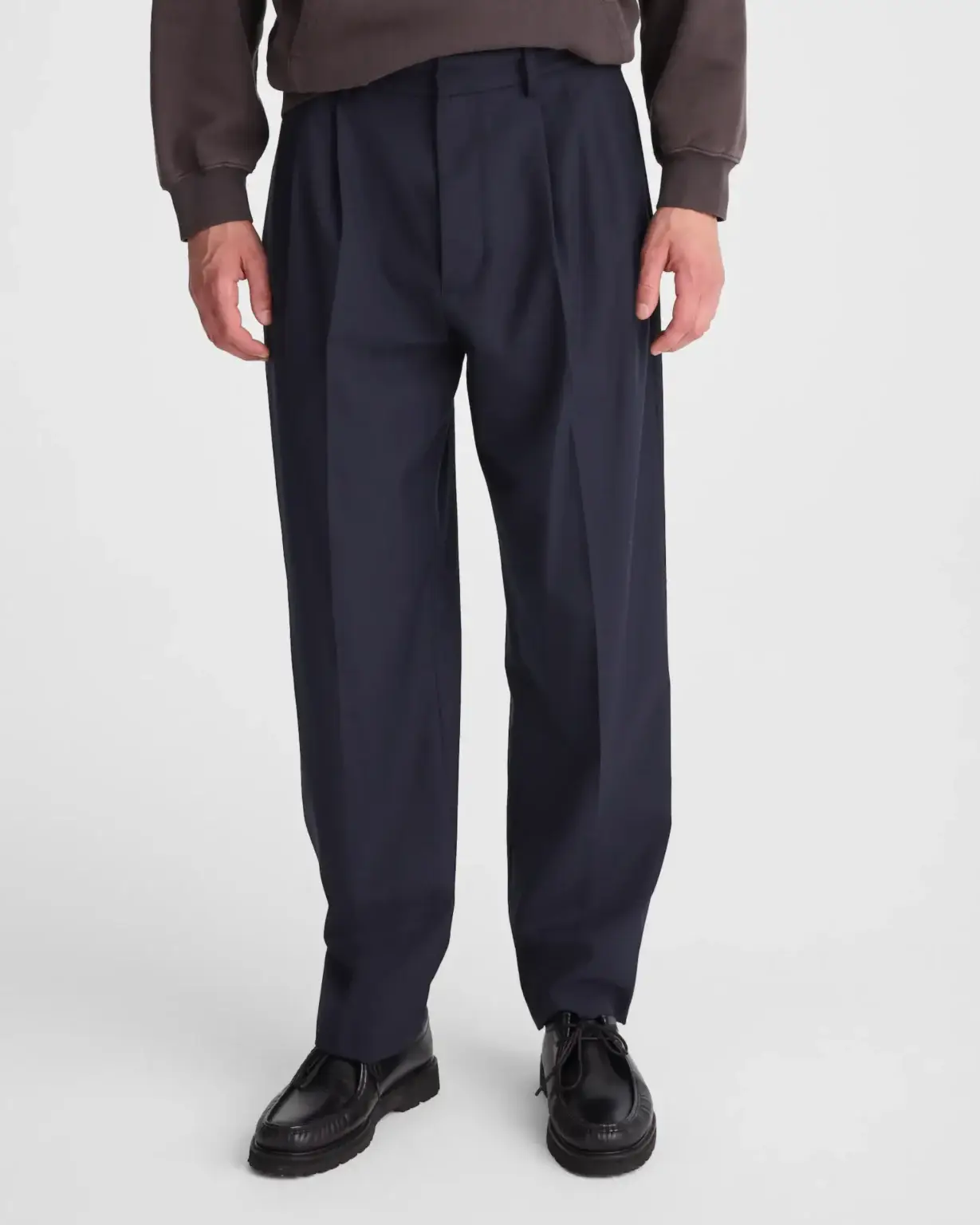 Madewell double pleated trouser