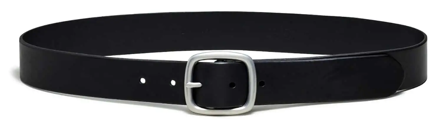 Madewell leather center bar belt
