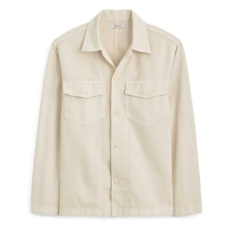 Shirt-Jacket in Uniform Twill