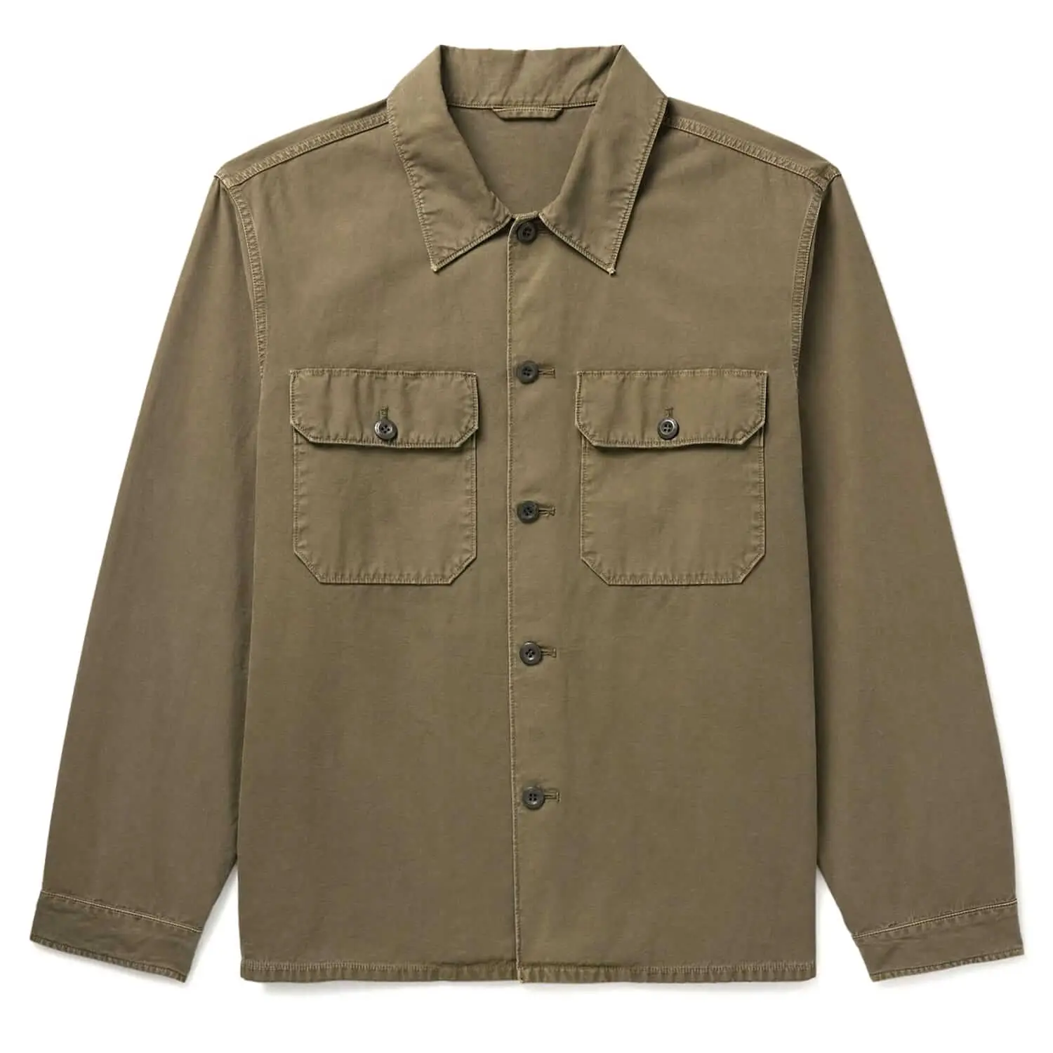 Nili lotan twill overshirt