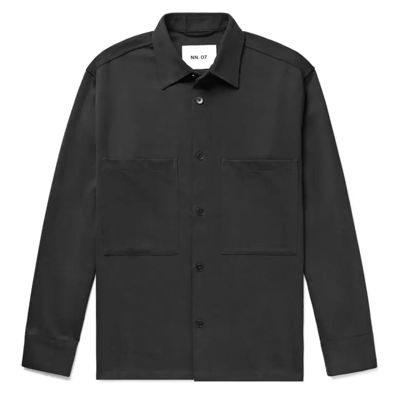 NN07 - Freddy 10006 Wool-Blend Twill Overshirt - Men - Black - XL