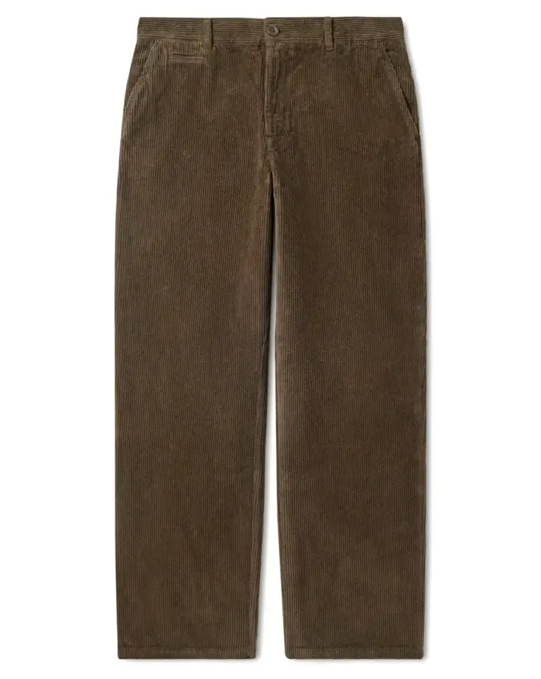 Portuguese Flannel - Straight-Leg Cotton-Corduroy Trousers - Men - Green - XXL