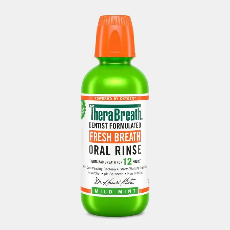 TheraBreath 24-Hour Fresh Breath Oral Rinse, Mild Mint, 16 OZ