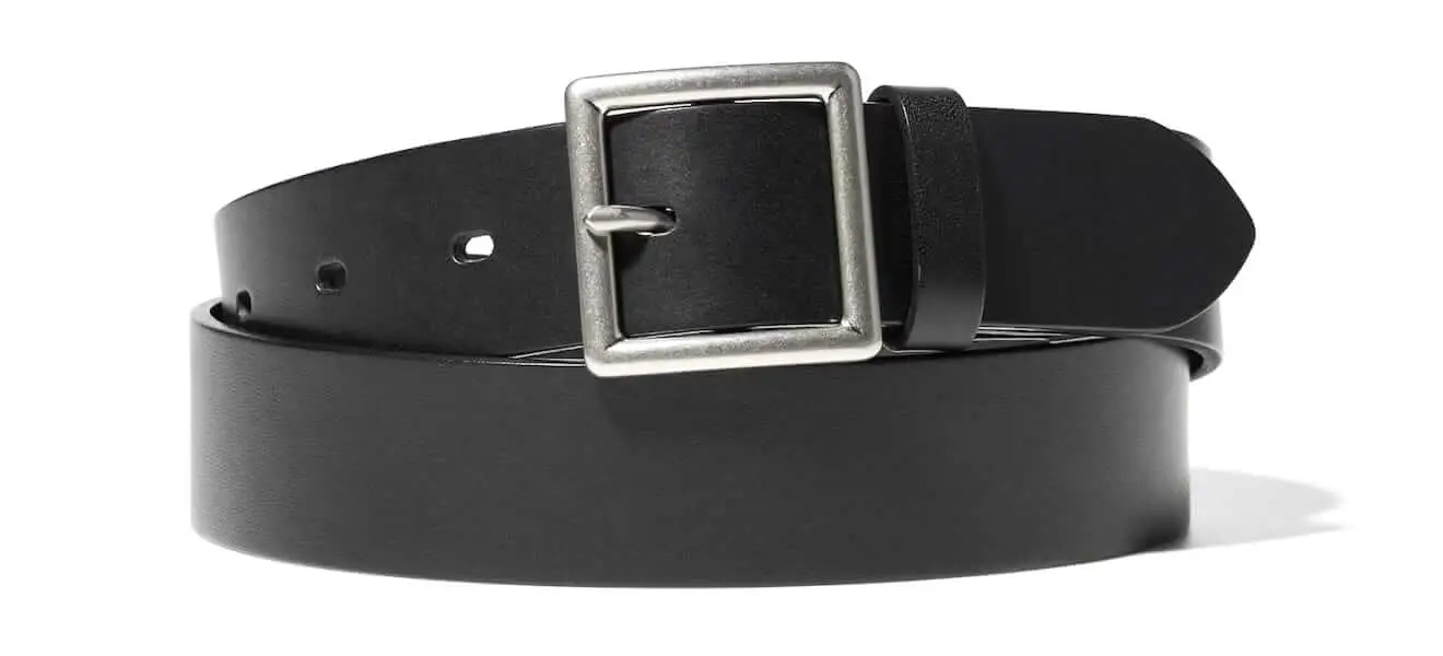 Uniqlo italian leather garrison belt