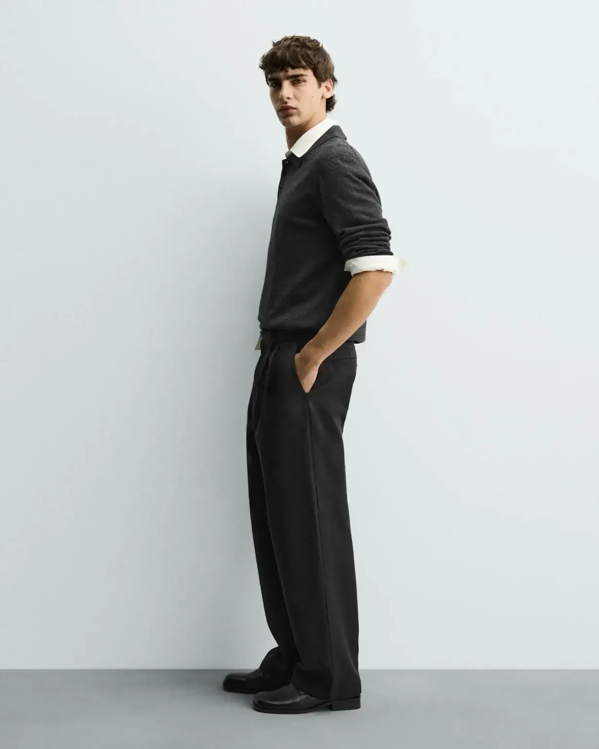 Zara relaxed balloon fit pant