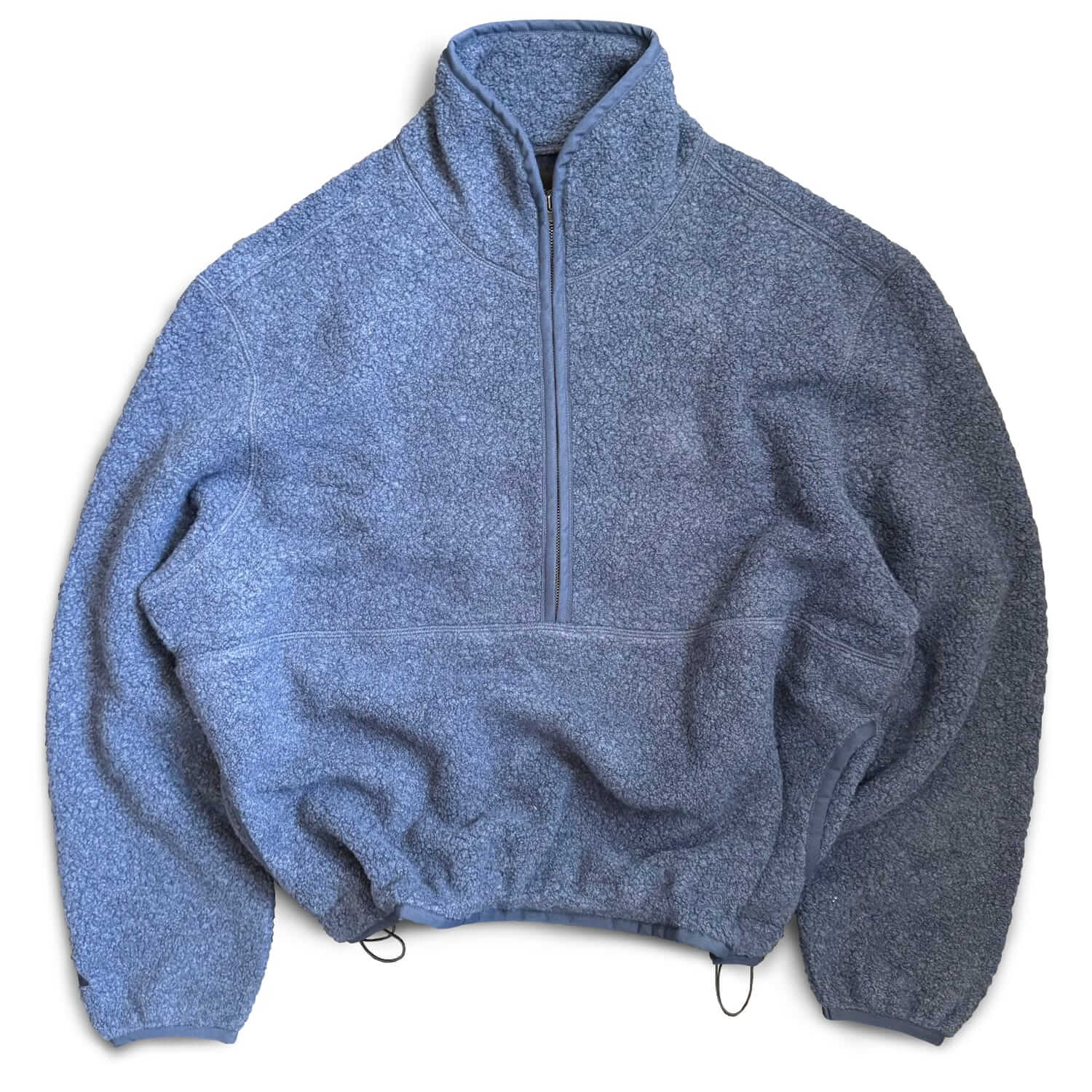 Aaron Levine Wool bouclé half-zip