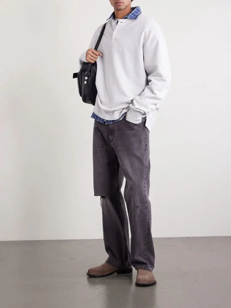 Acne Studios Cotton jersey henley