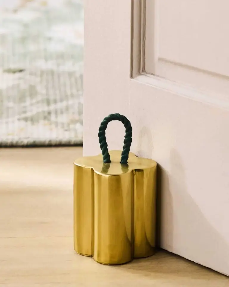 Brass doorstop