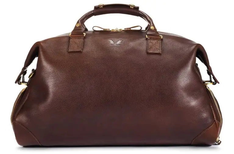 Bennet Winch leather weekender