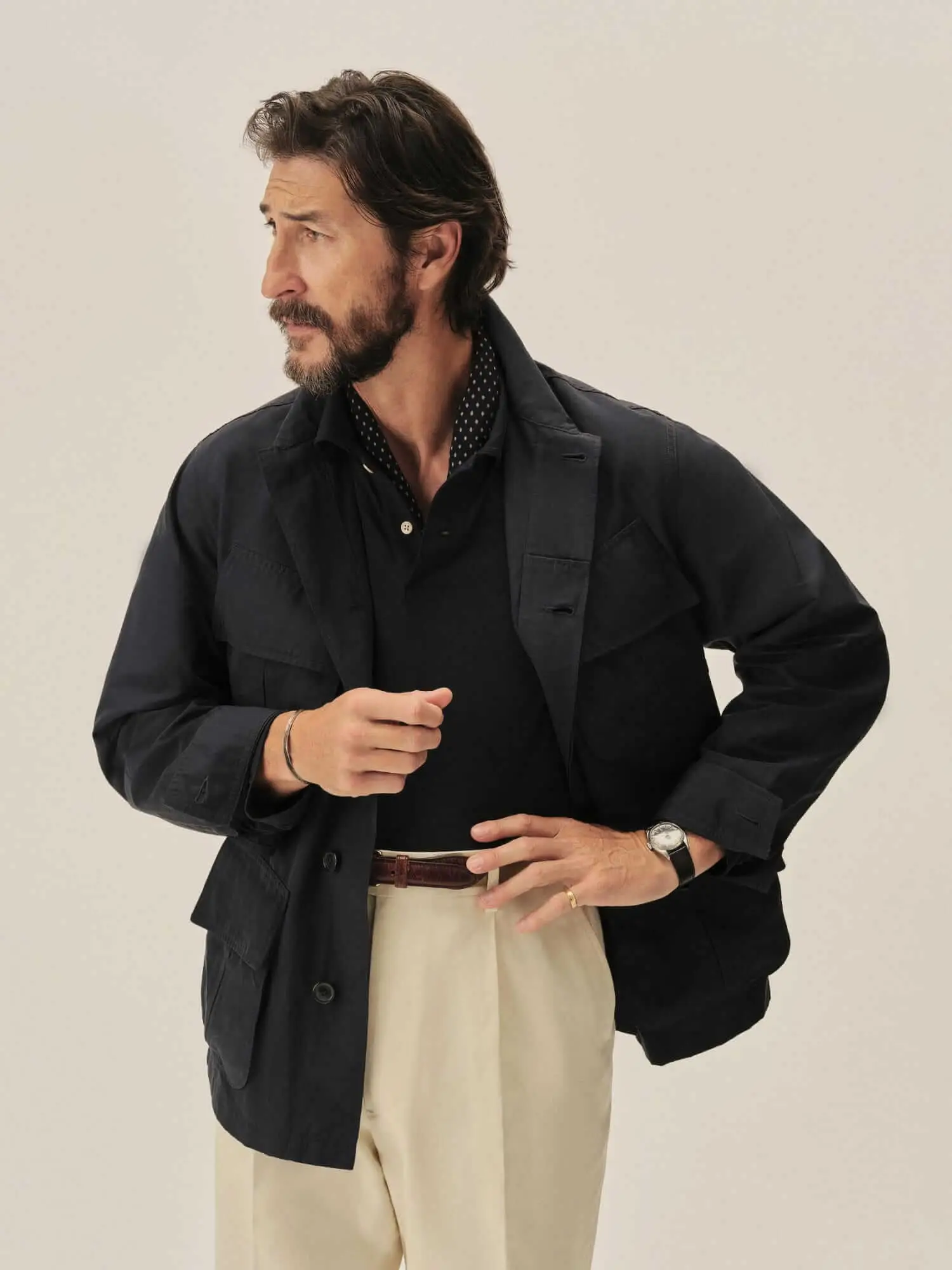 Buck mason poplin jungle jacket