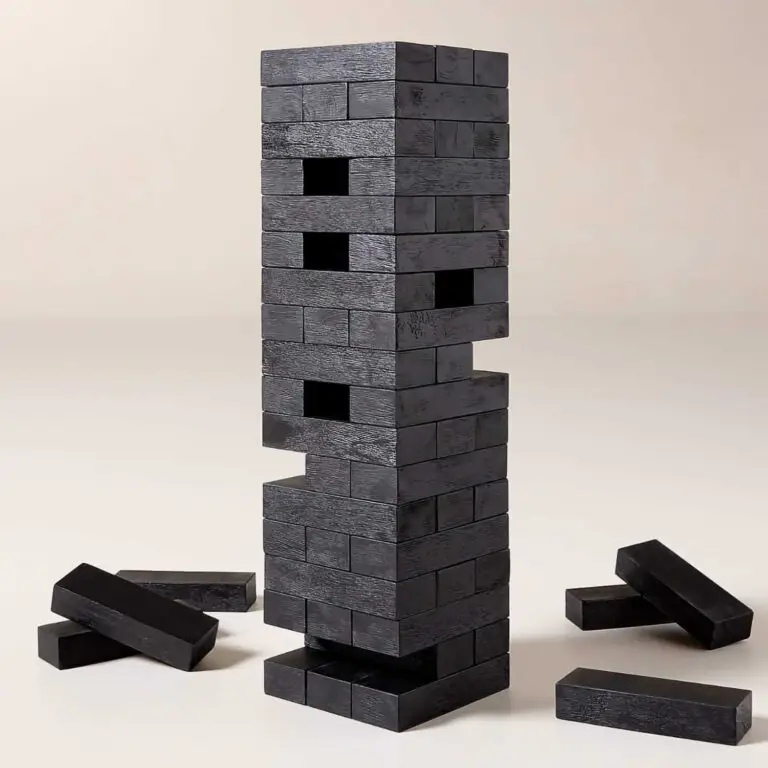 Wood tumbling game