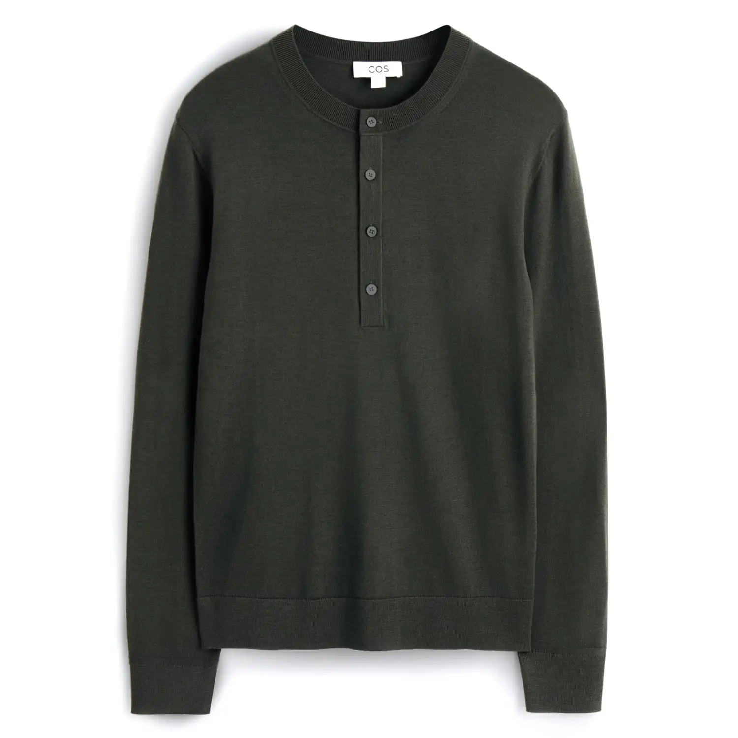 Cos merino knit henley