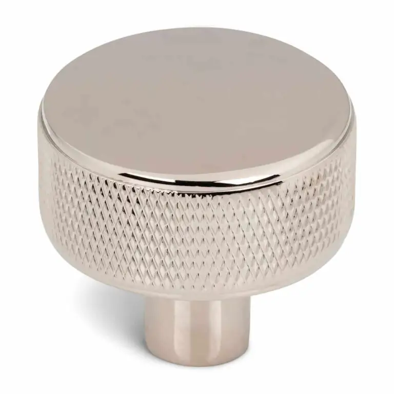 Ferguson Home Polished nickel knurled knob