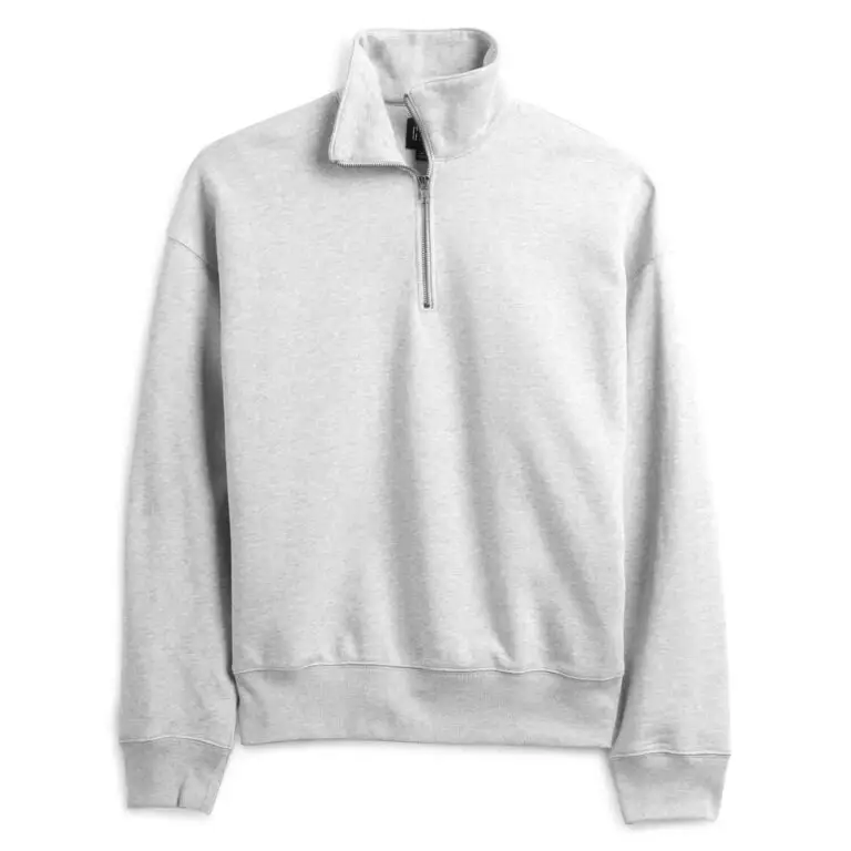 Oversized quarter-zip