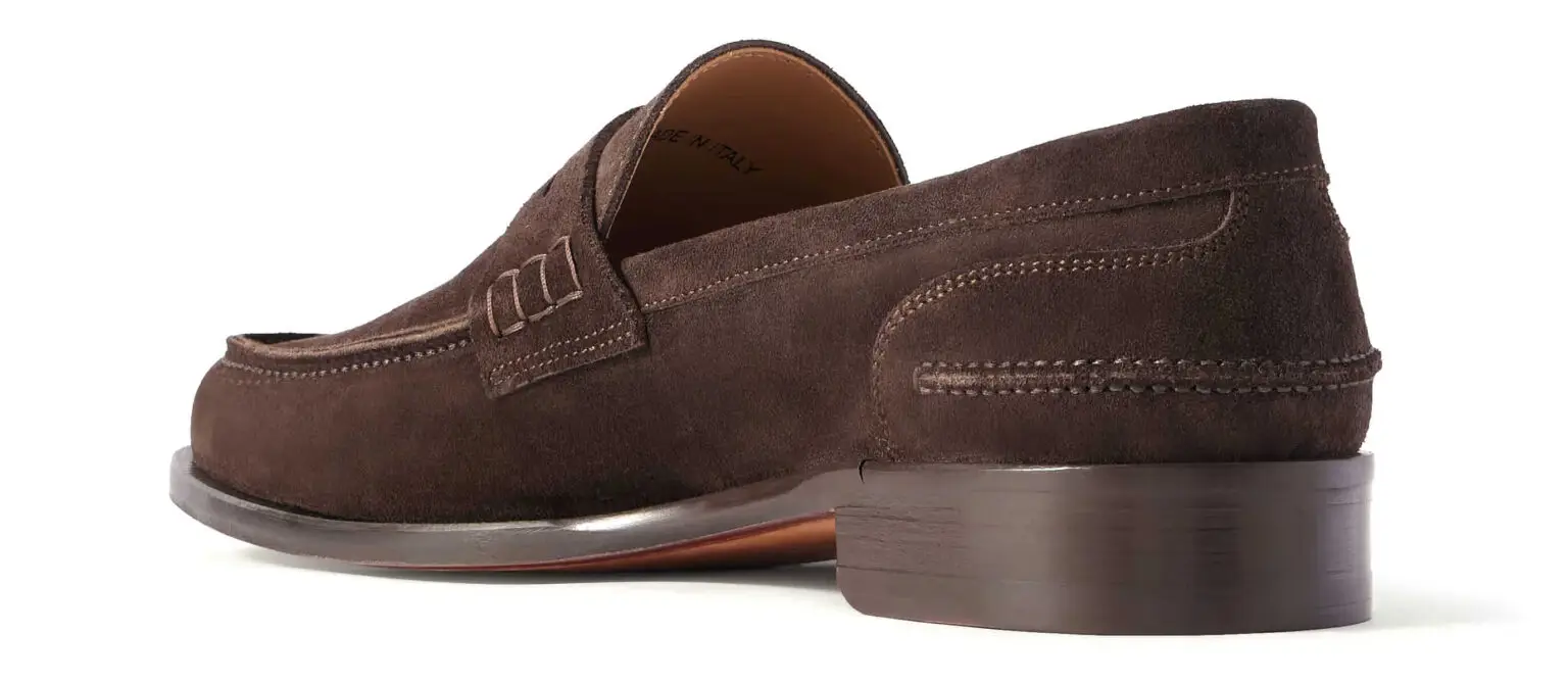 Mr P. Suede penny loafer