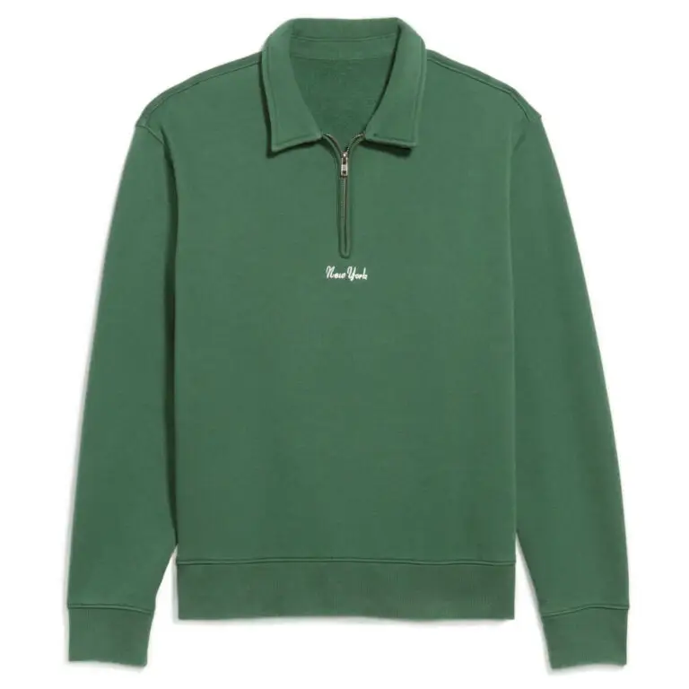 Fleece half-zip