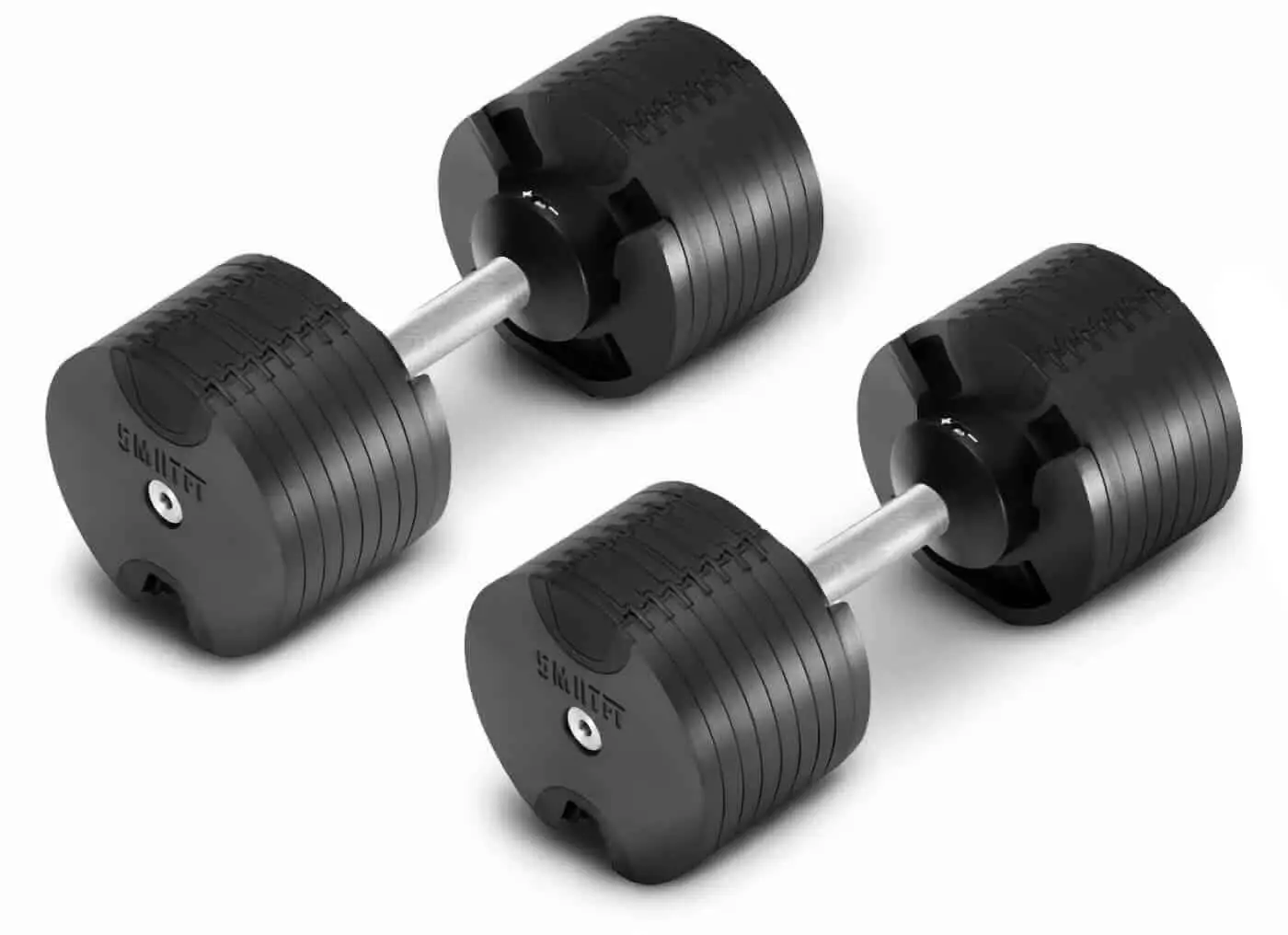 Smrtft nuobell adjustable dial dumbbell set