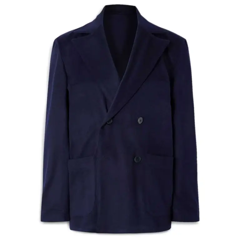 Stòffa Double-breasted cashmere blazer