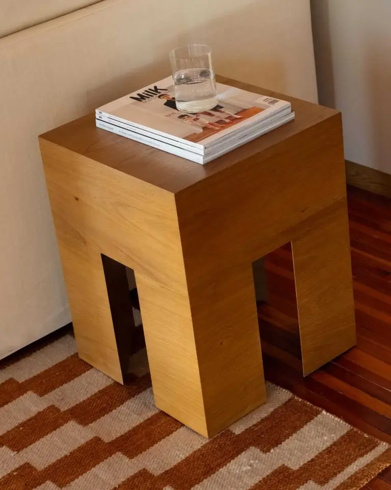 Block side table
