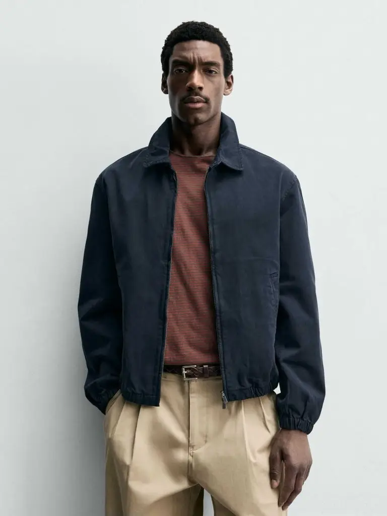 Washed cotton jacket