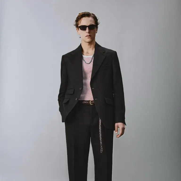 Aaron Levine x ZARA Linen twill suit jacket