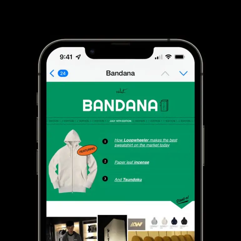 Bandana newsletter