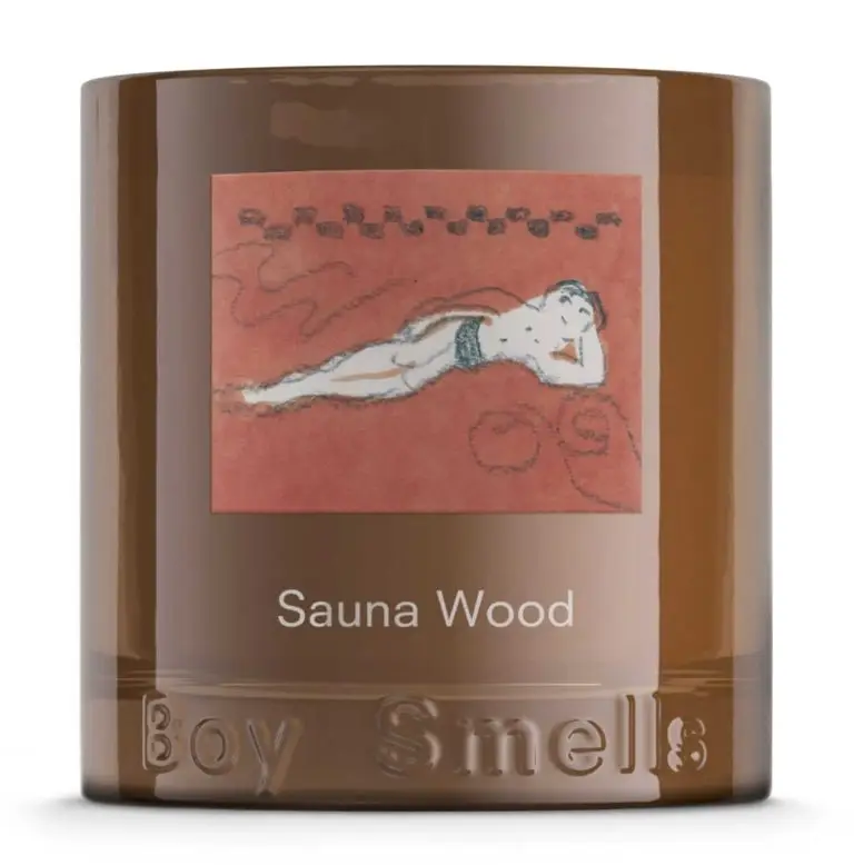 Boy Smells Sauna Wood candle