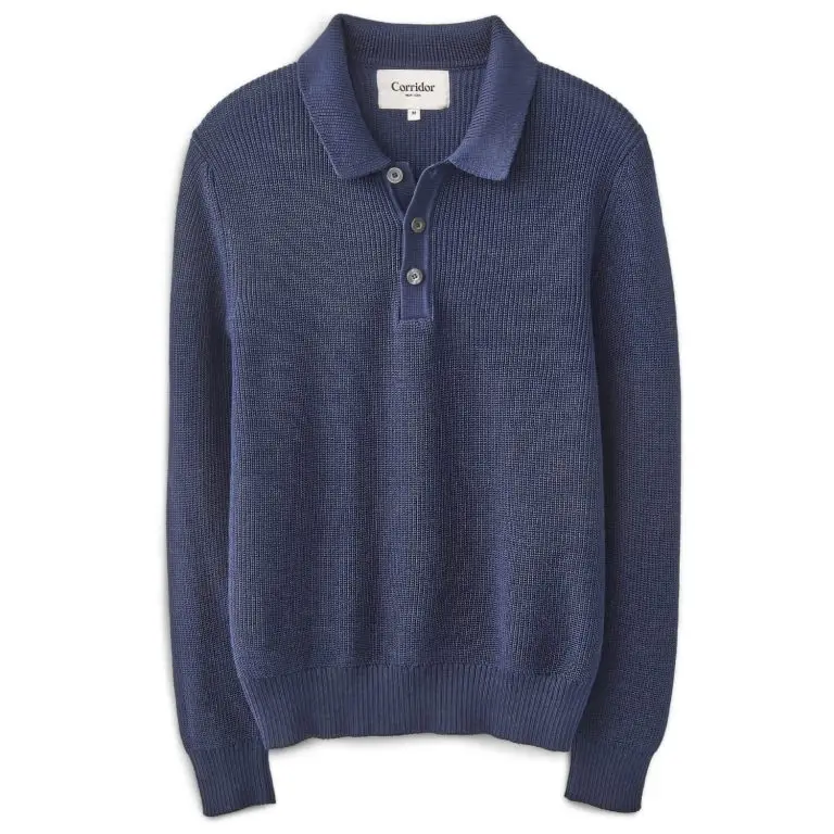 Slouchy knit polo