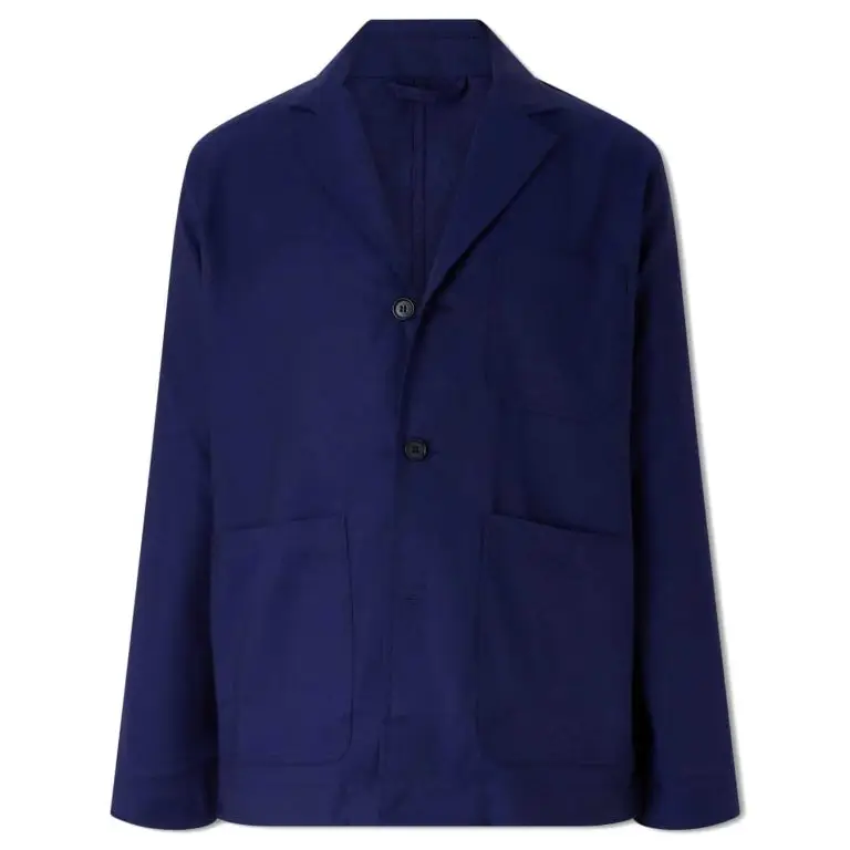 Frescobol Carioca - Lima Linen and Wool-Blend Suit Jacket - Men - Blue - XL