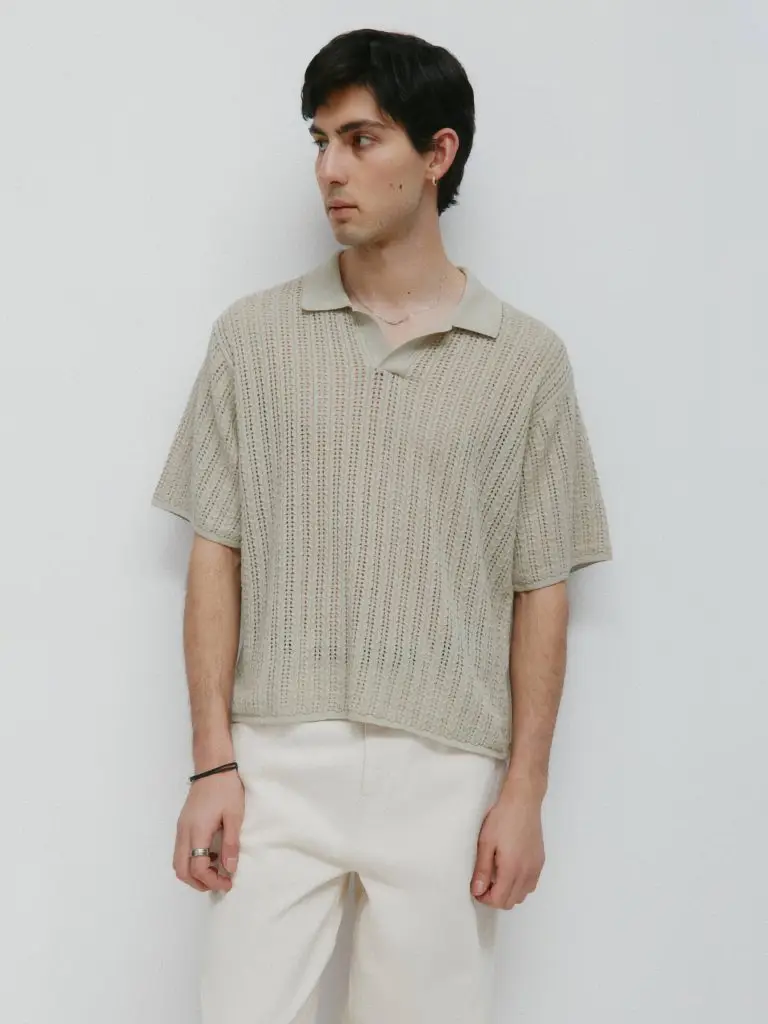 Jadd crocheted polo