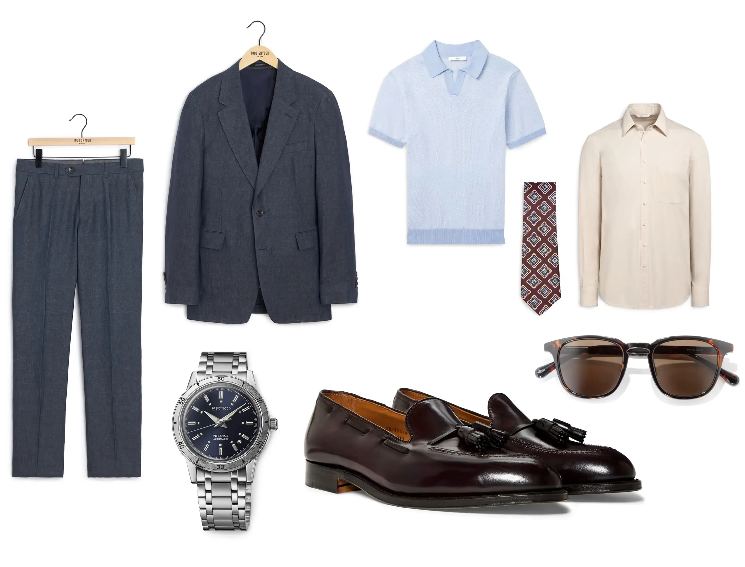 Men's summer suiting outfit inspiration