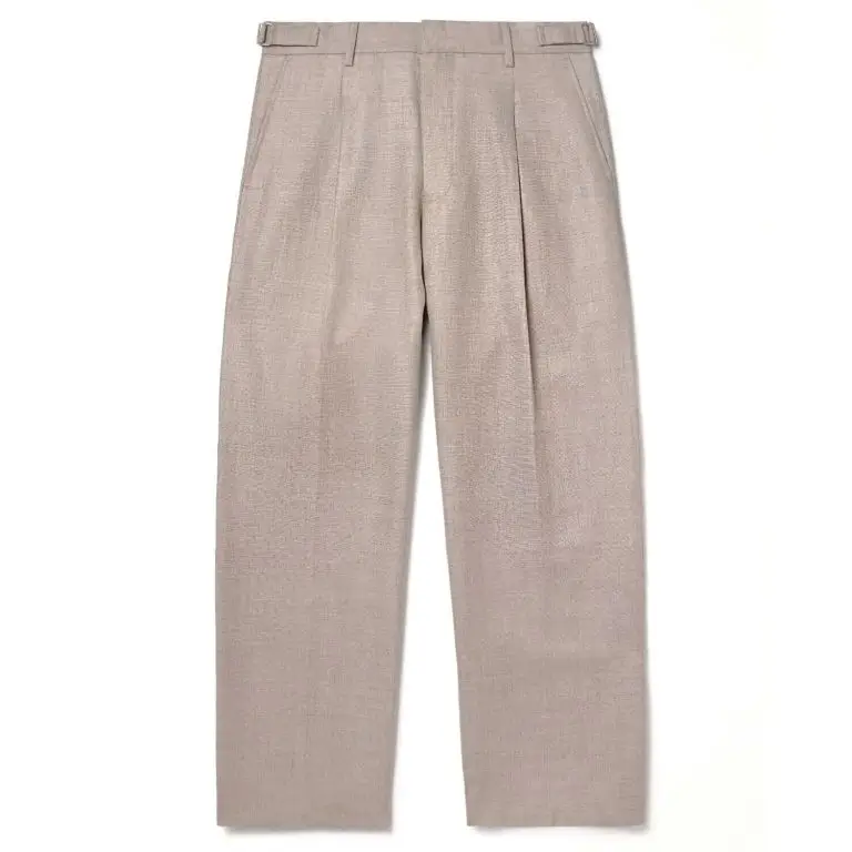 NN07 - Kay 10027 Straight-Leg Pleated Linen and Wool-Blend Suit Trousers - Men - Neutrals - UK/US 36