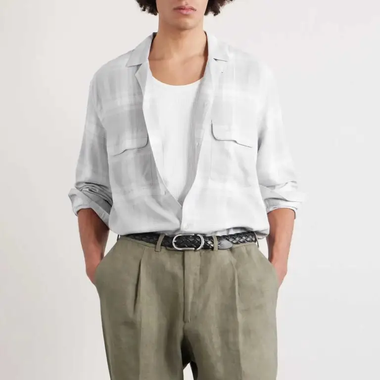 Officine Générale Camp collar shirt