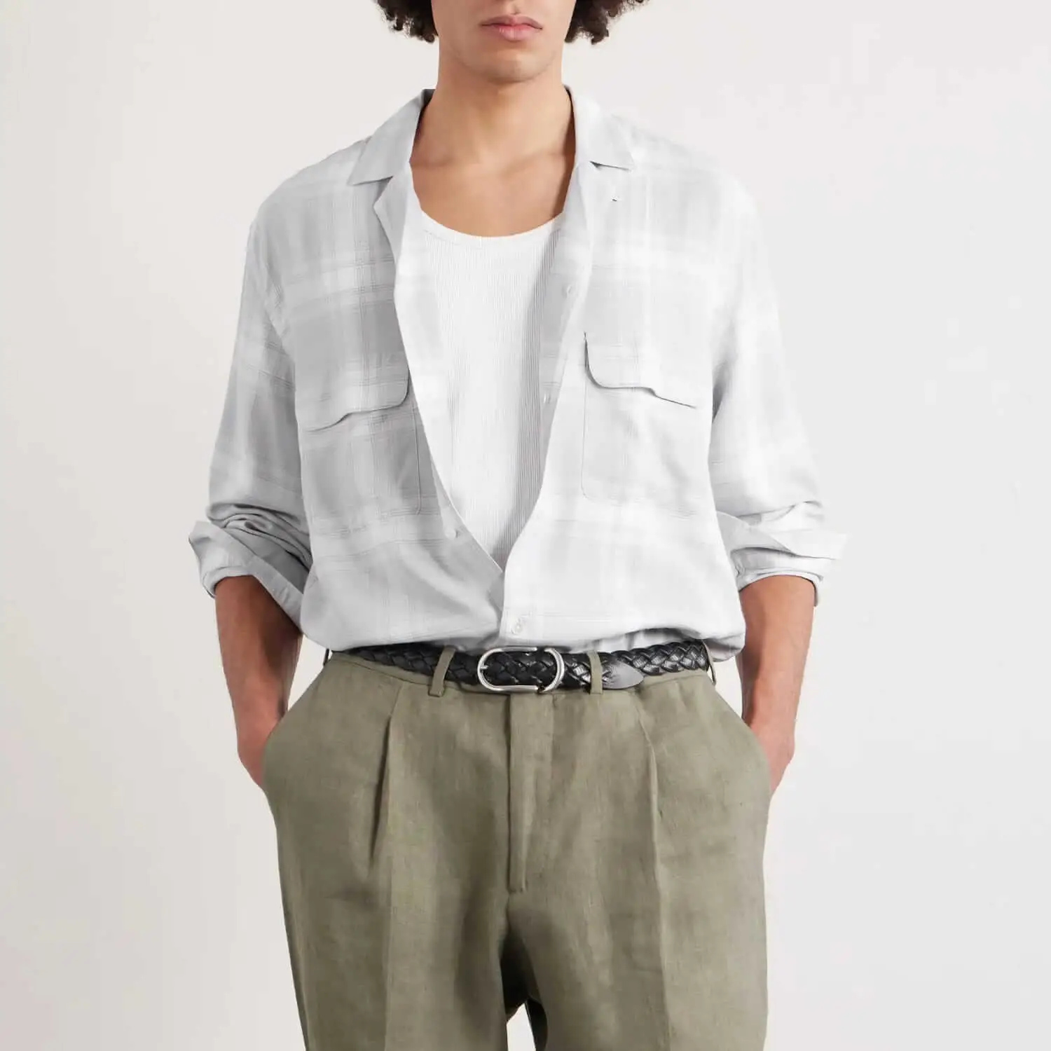 Officine Générale Camp collar shirt