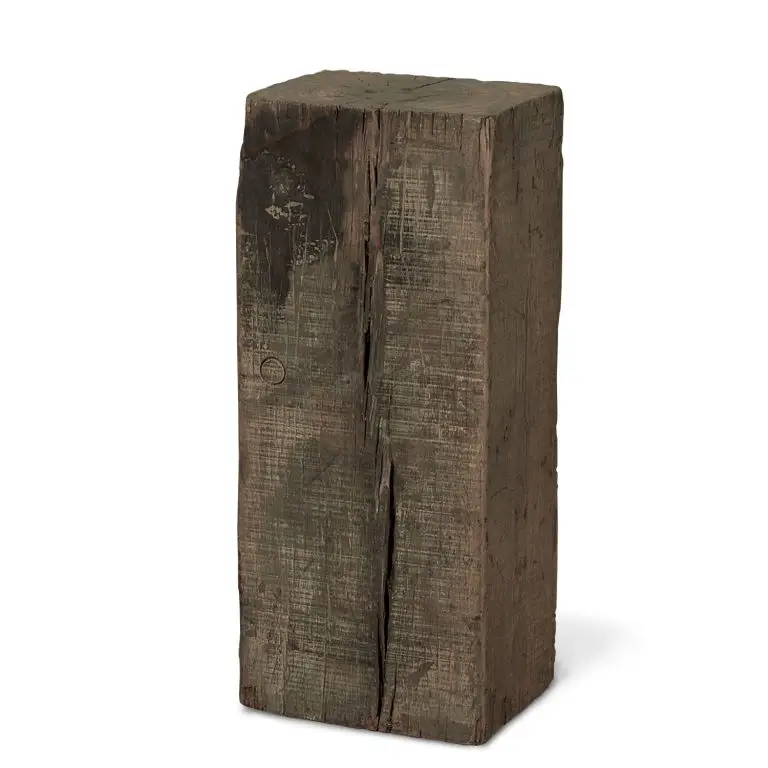 Wood pedestal