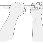Pull-up and chin-up hand position