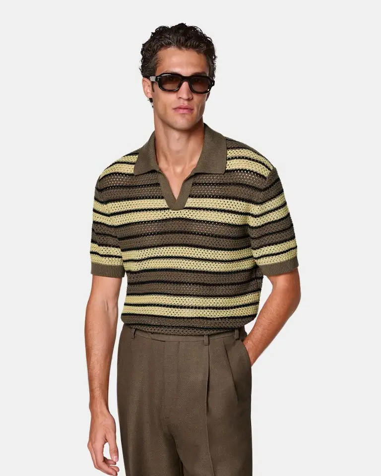 Crochet polo