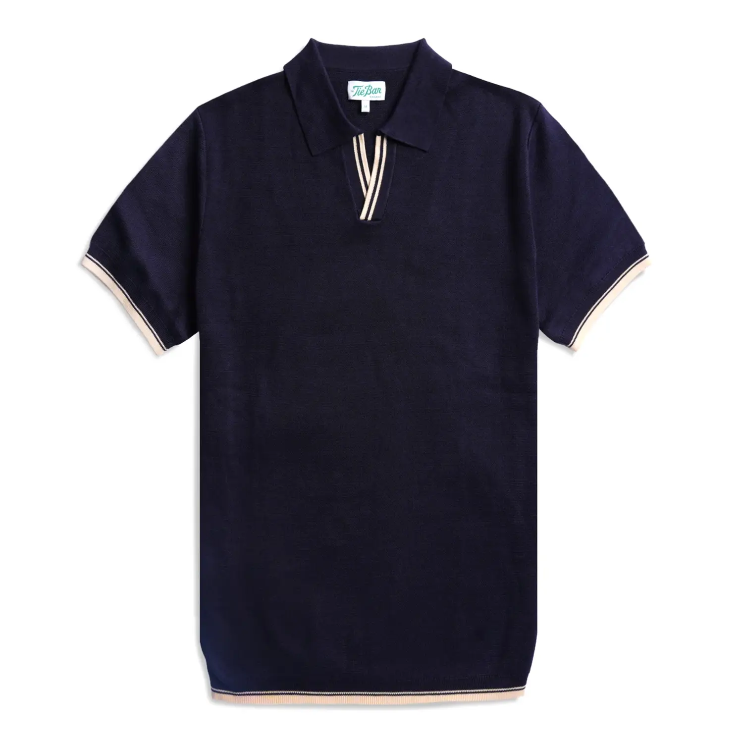 The tie bar heritage tipped polo