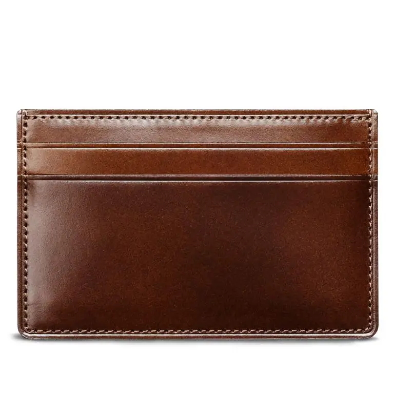 Cordovan card case