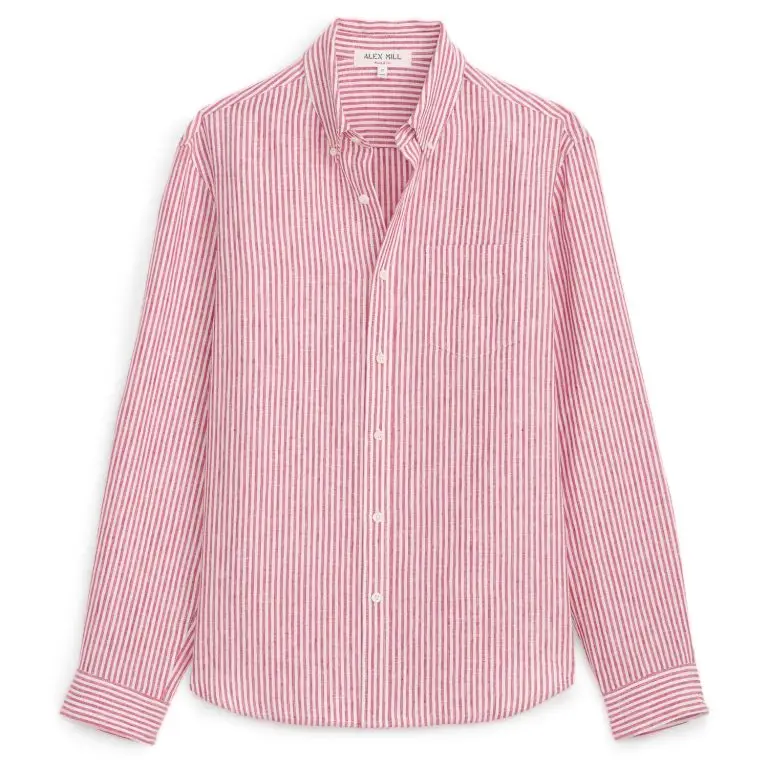 Striped linen shirt