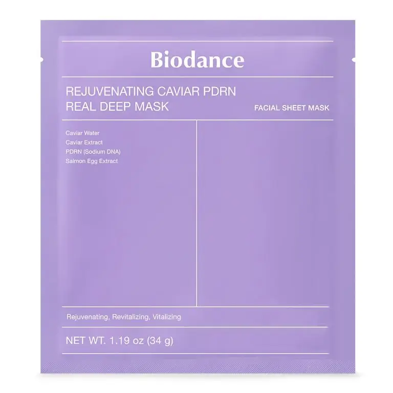 Biodance Rejuvenating caviar PDRN sheet masks