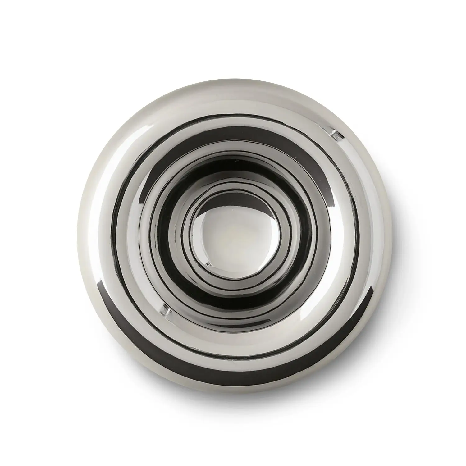 Cora chrome ceramic catch all