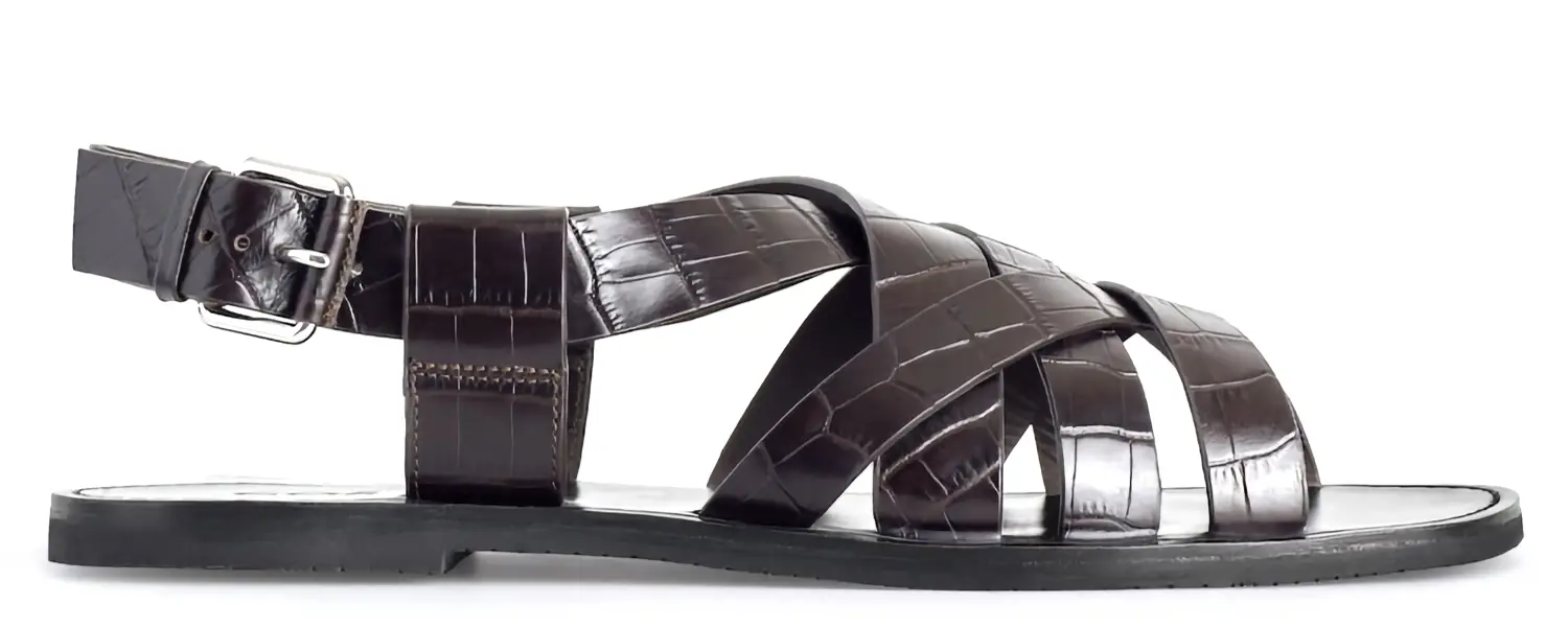 Cos embossed fisherman sandal