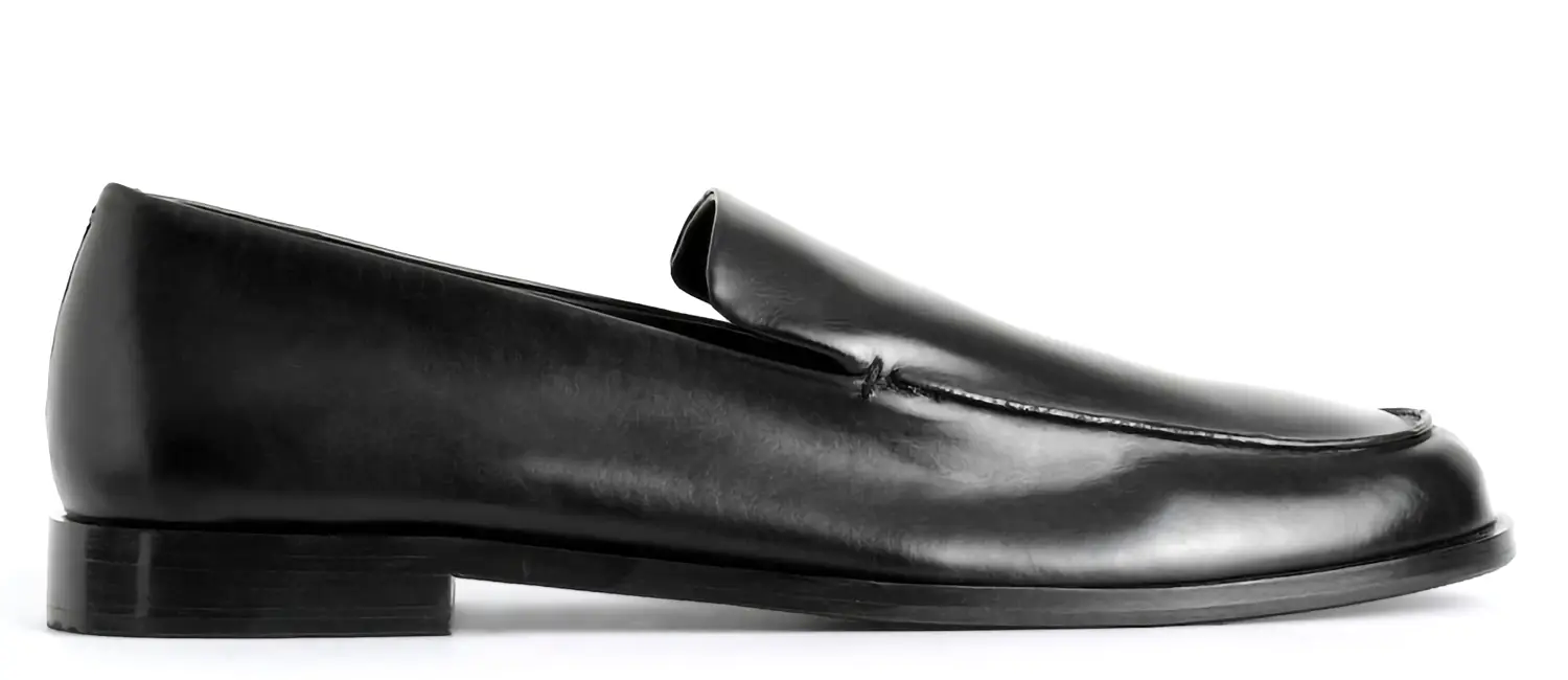 Cos polished leather loafer