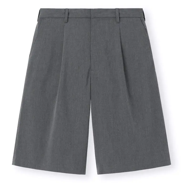 Pleated baggy short