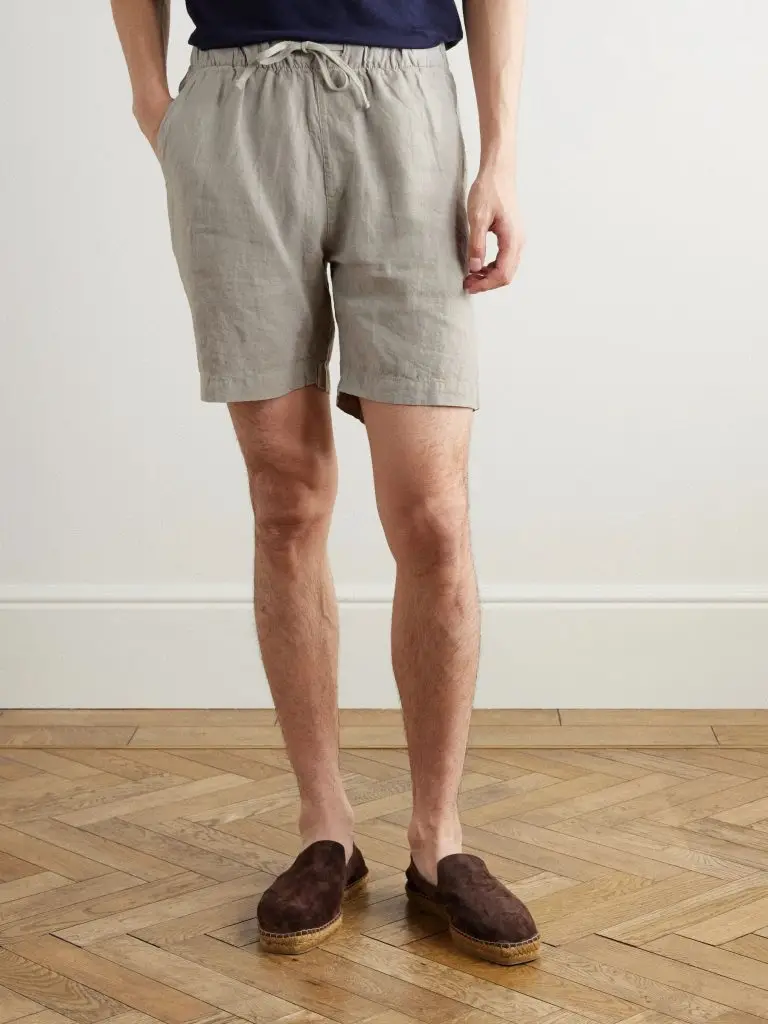 Hartford Bermuda linen short