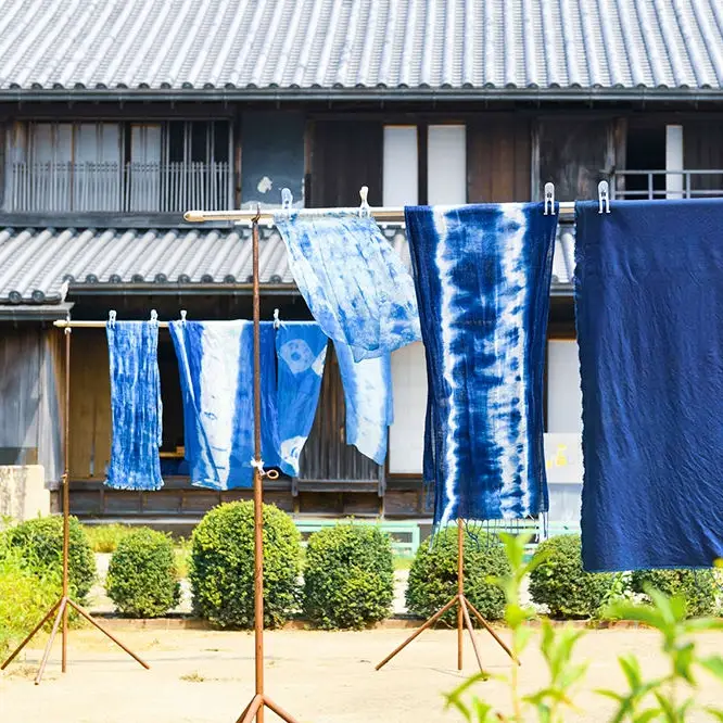 Japanese indigo aizome